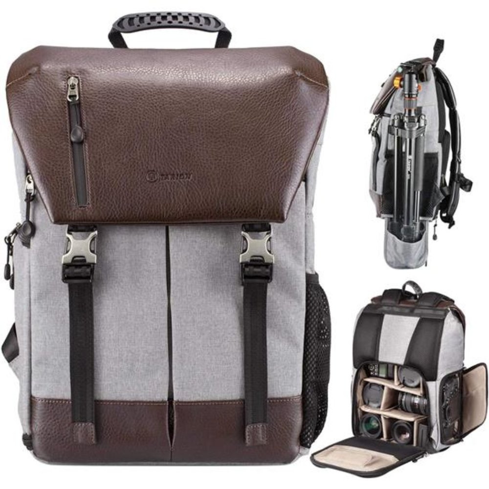 Camera Backpack Waterproof Camera Bag Waterproof Certified IPX5 Large Capacity